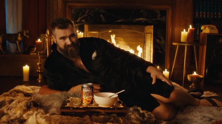 Campaign Trail: Campbell's Chunky celebrates meatheads like Jason Kelce